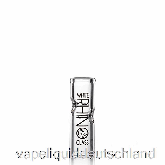 Weiße Rhino-Glasspitzen, Runde Glasspitze [XL], Vape-Flüssigkeit